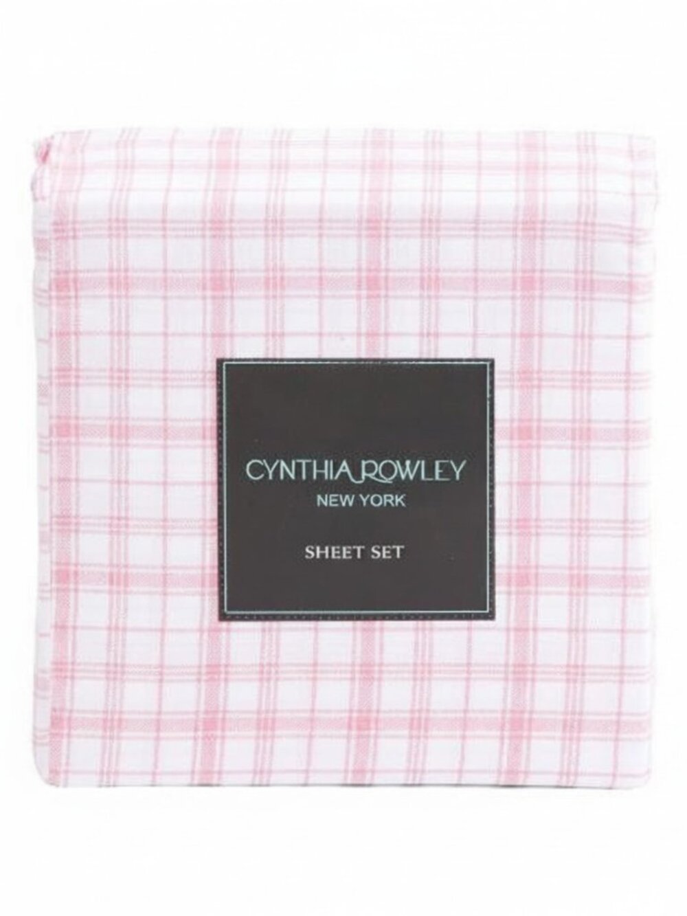 CYNTHIA ROWLEY Plaid Sheet Set